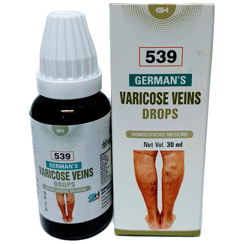 German's 539 Varicose Veins Drop bottle of 30 ml Drop German's 539 Varicose Veins Drop bottle of 30 ml Drop