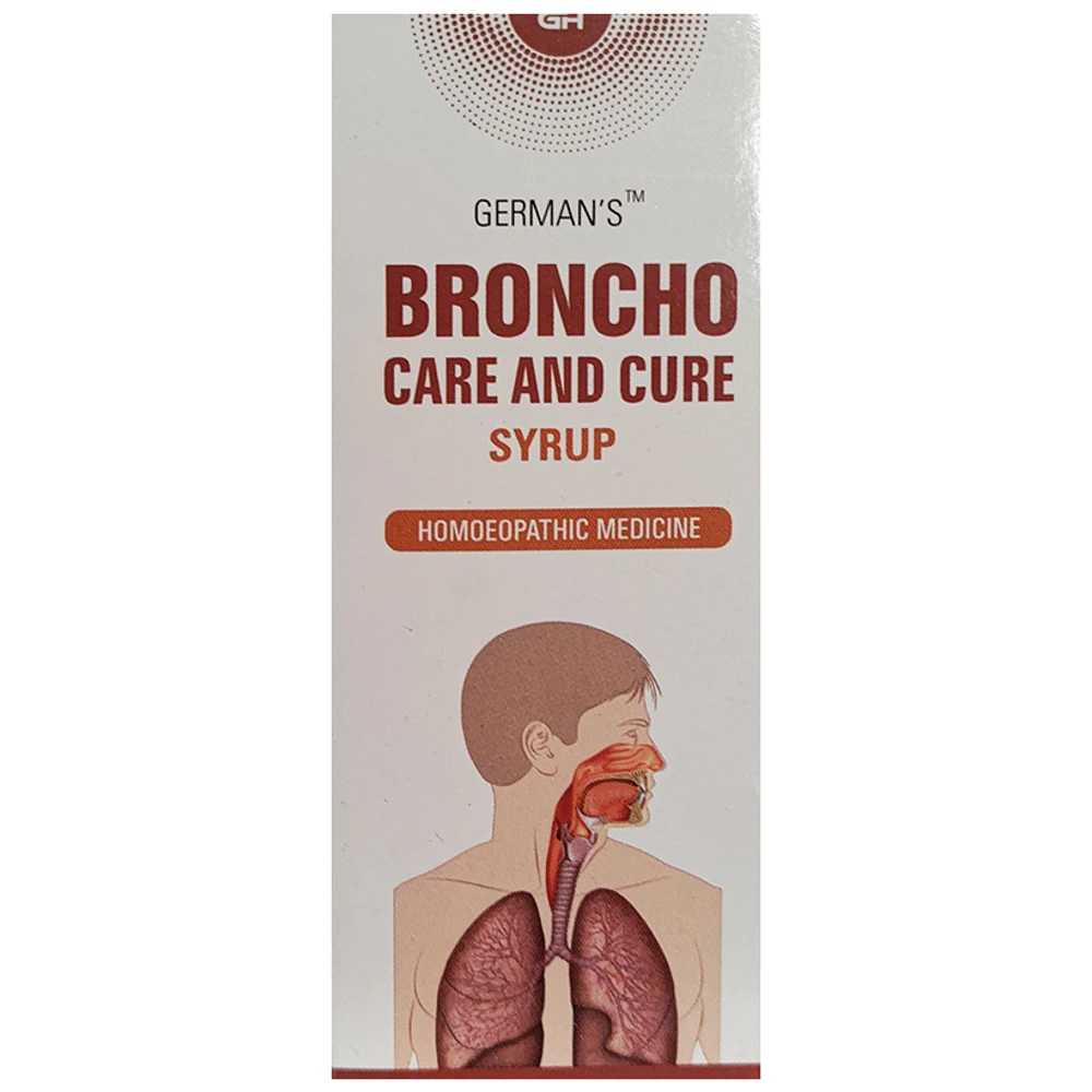 German's Broncho Care and Cure Syrup bottle of 125 ml Syrup German's Broncho Care and Cure Syrup bottle of 125 ml Syrup