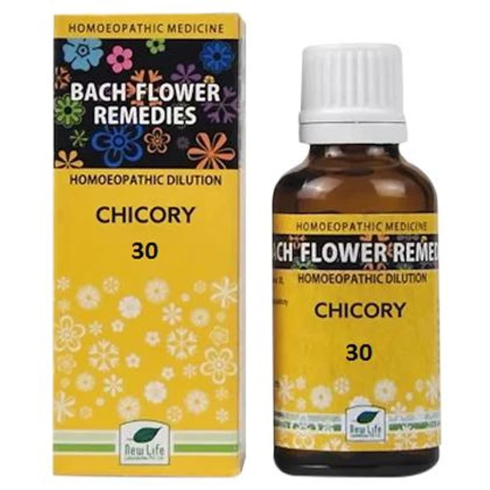 New Life Bach Flower Chicory 30 bottle of 30 ml Dilution New Life Bach Flower Chicory 30 bottle of 30 ml Dilution