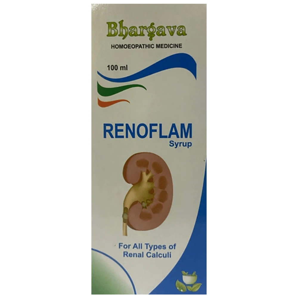 Bhargava Renoflam Syrup bottle of 100 ml Syrup Bhargava Renoflam Syrup bottle of 100 ml Syrup