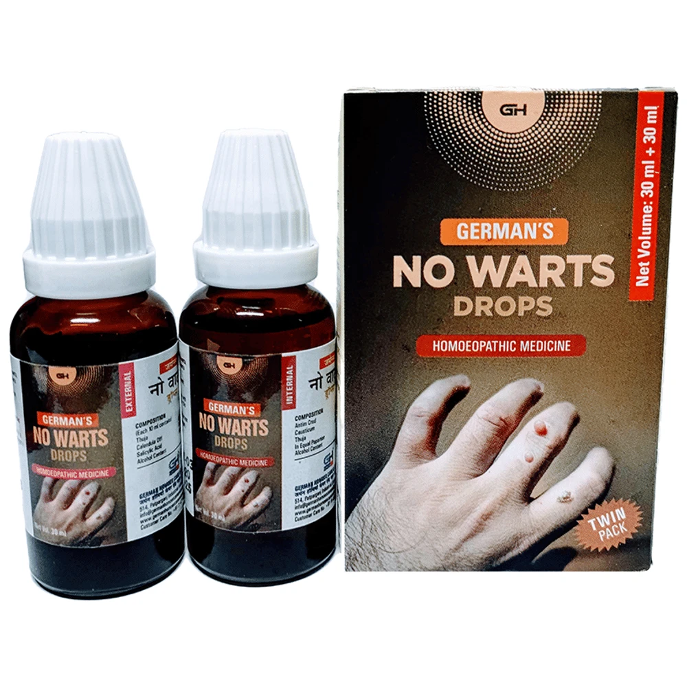 German's No Warts Drop (30ml Each) box of 2 bottles
