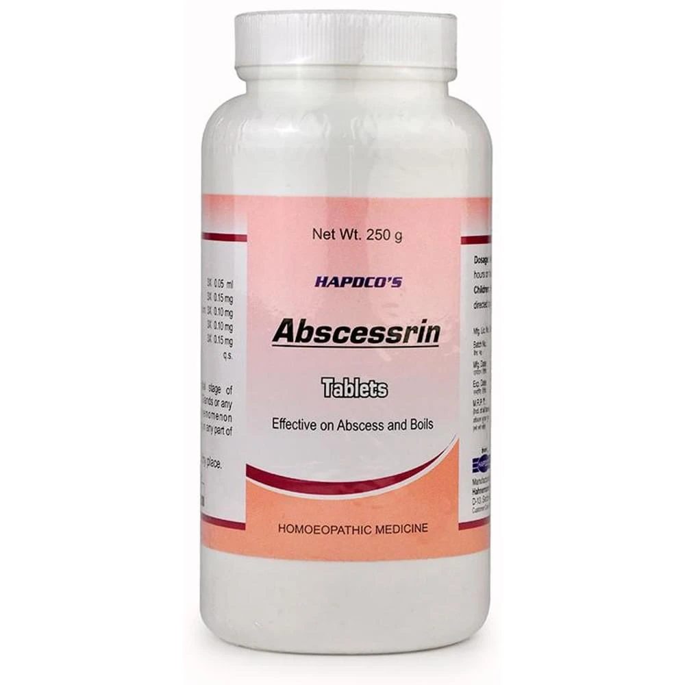 Hapdco Abscessrin Tablet bottle of 250 gm Tablet Hapdco Abscessrin Tablet bottle of 250 gm Tablet