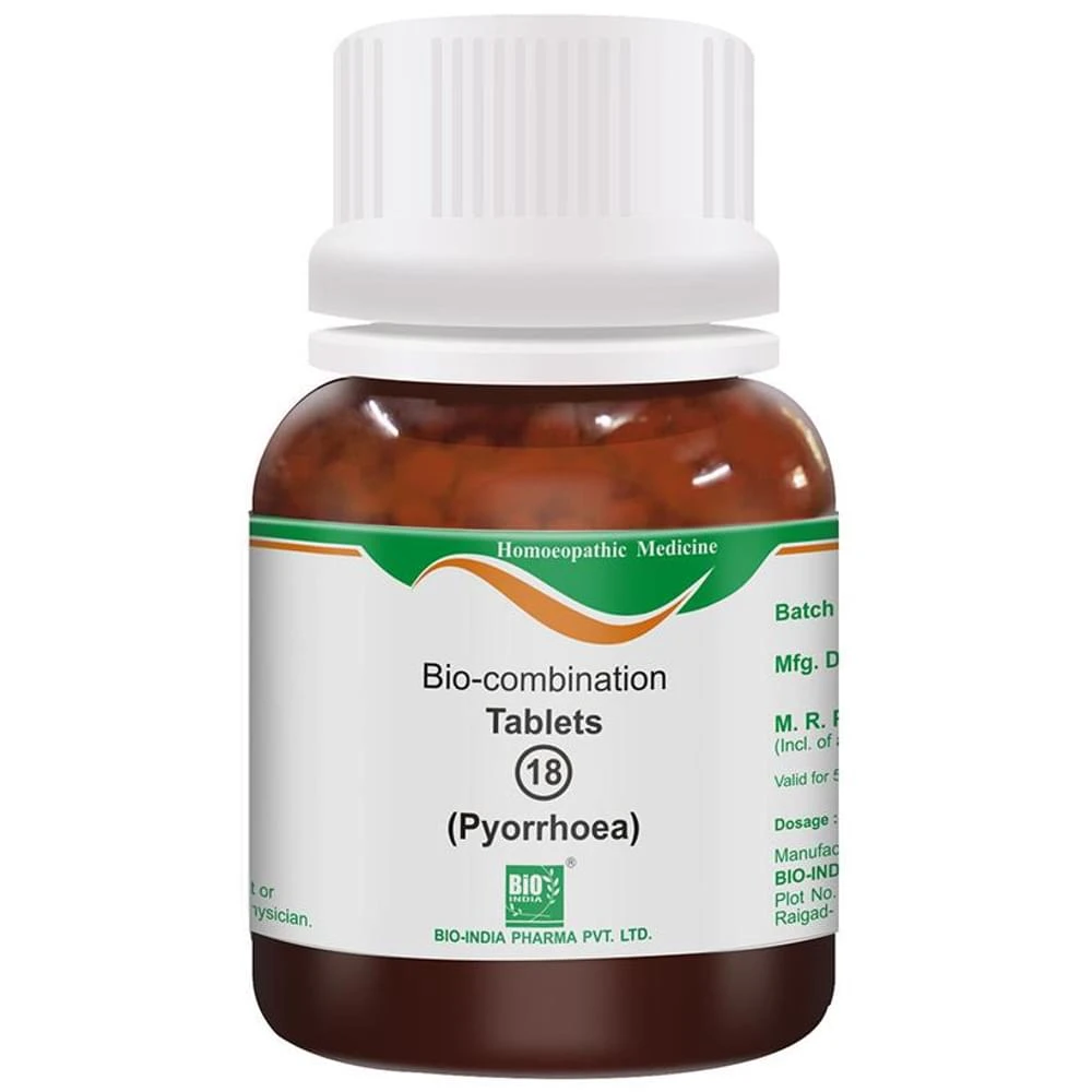 Bio India Bio-combination 18 Tablet bottle of 25 gm Biocombination Tablet