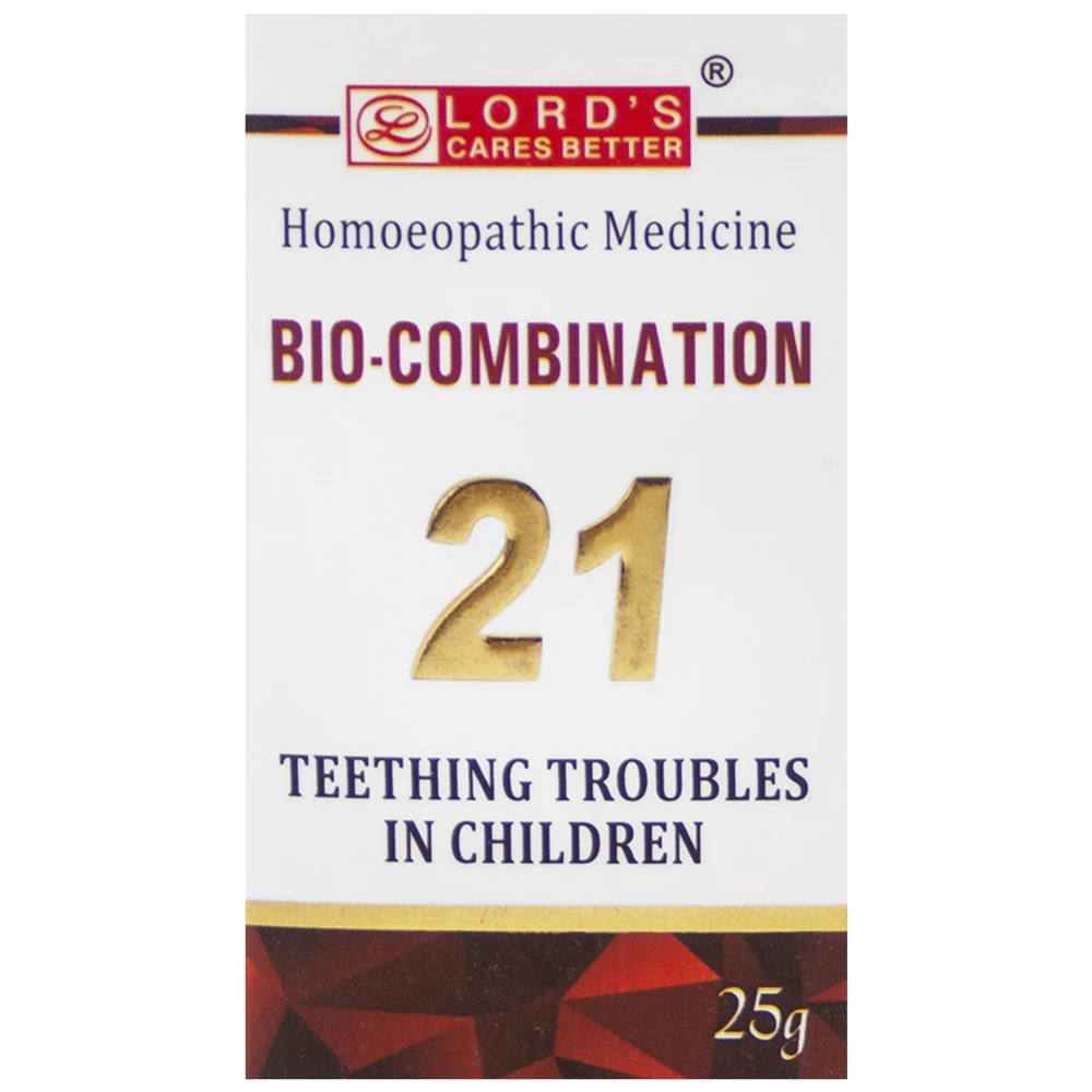 Lord's Bio-Combination 21 Tablet bottle of 25 gm Biocombination Tablet