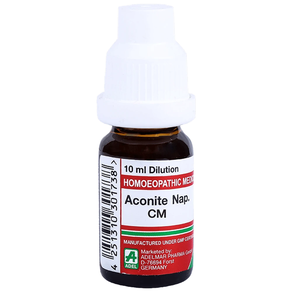 ADEL Aconite Nap. Dilution CM bottle of 10 ml Dilution