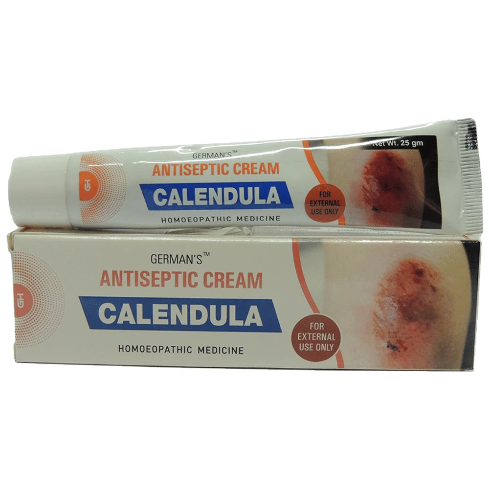 German's Calendula Antiseptic Cream tube of 25 gm Cream German's Calendula Antiseptic Cream tube of 25 gm Cream
