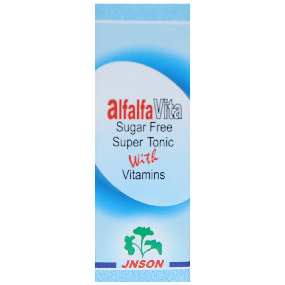 JNSON Alfalfa Vita Super Tonic with Vitamin bottle of 450 ml Tonic