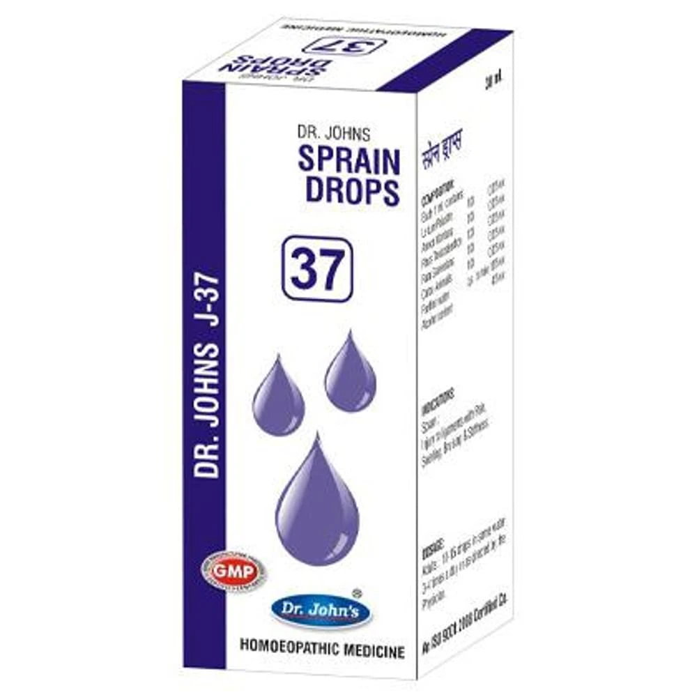 Dr. Johns J-37 Sprain Drop bottle of 30 ml Drop
