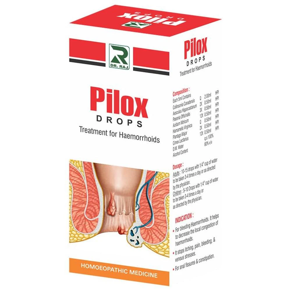 Dr. Raj Pilox Drop bottle of 30 ml Drop Dr. Raj Pilox Drop bottle of 30 ml Drop