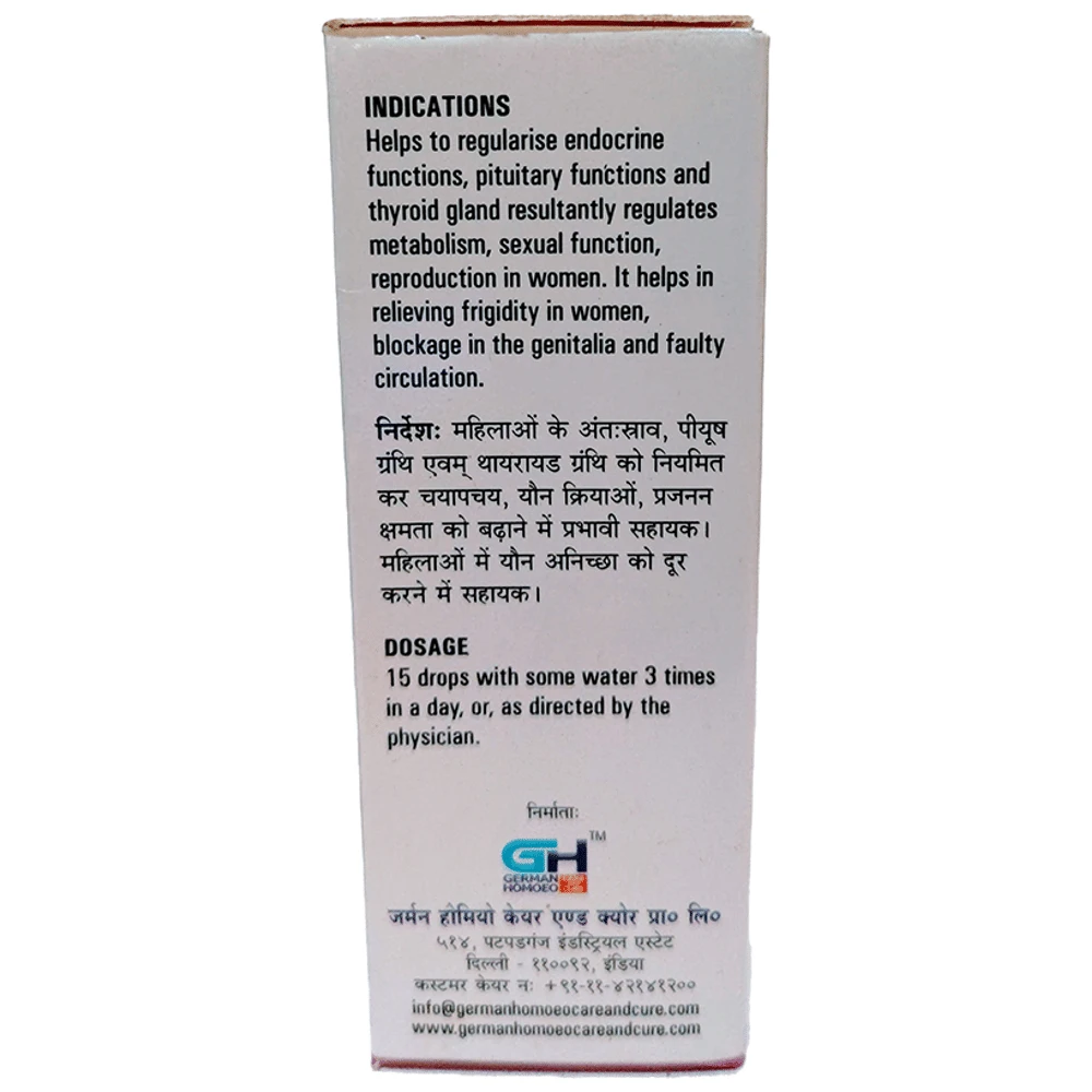 German's Female Endurance Drop bottle of 30 ml Drop