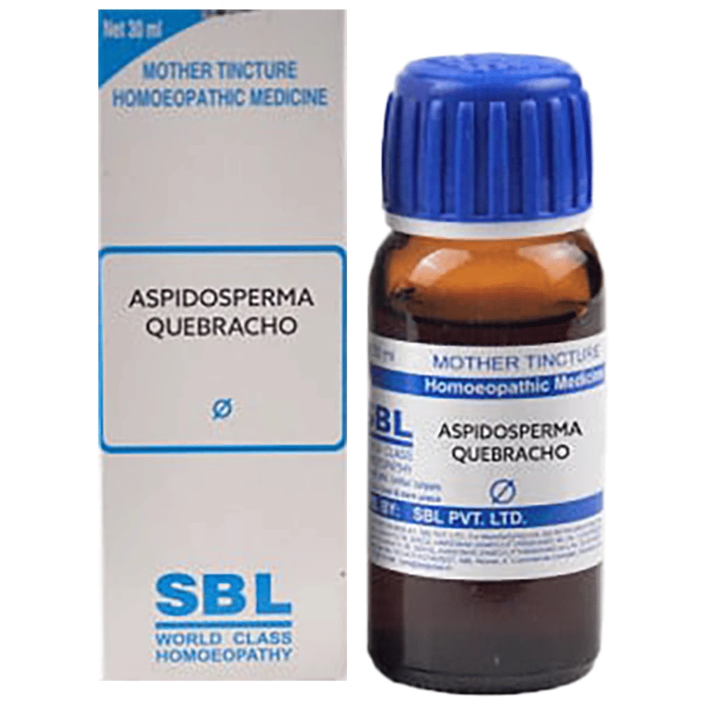 SBL Aspidosperma Quebracho Mother Tincture Q bottle of 30 ml Mother Tincture