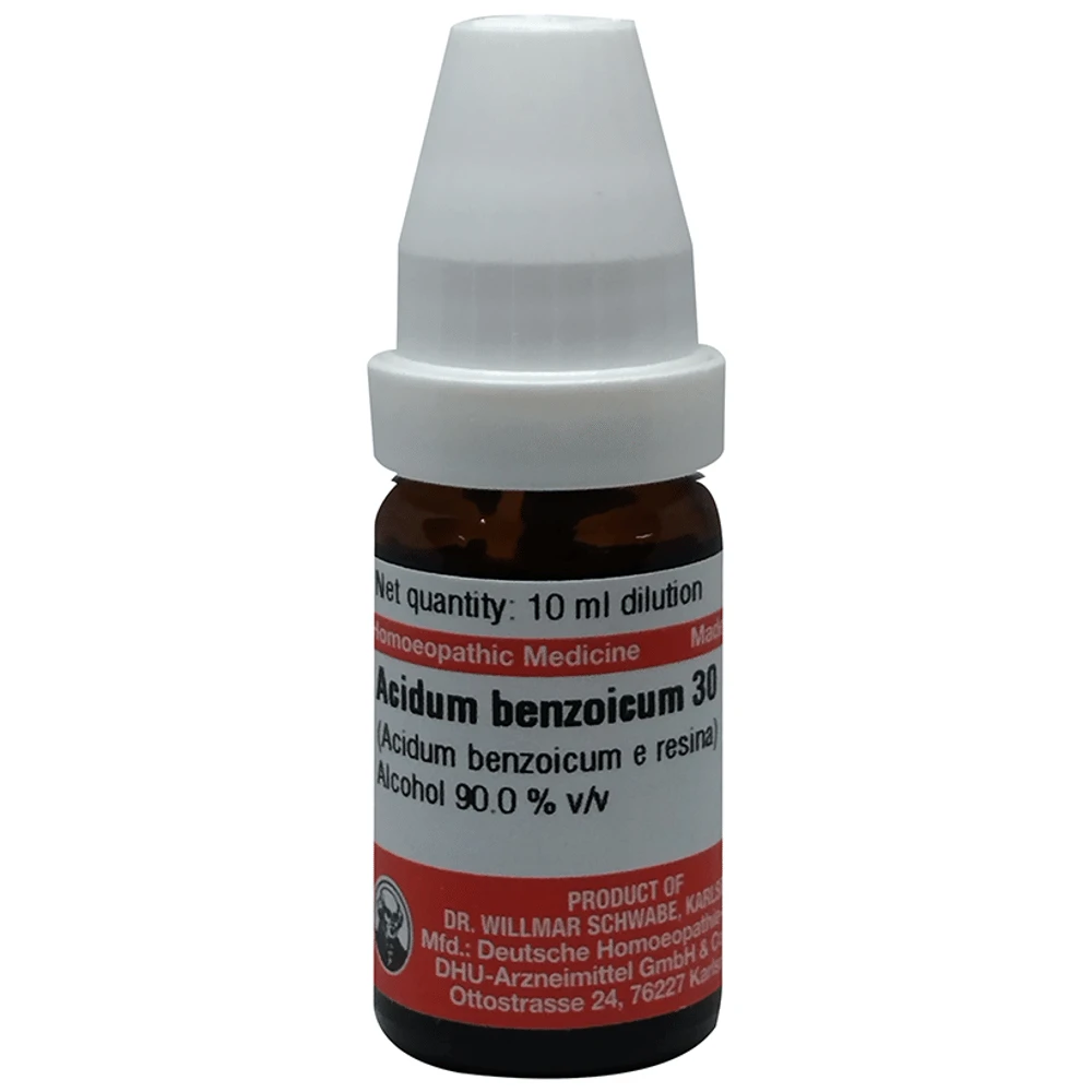 Dr Willmar Schwabe Germany Acidum Benzoicum Dilution 30 bottle of 10 ml Dilution