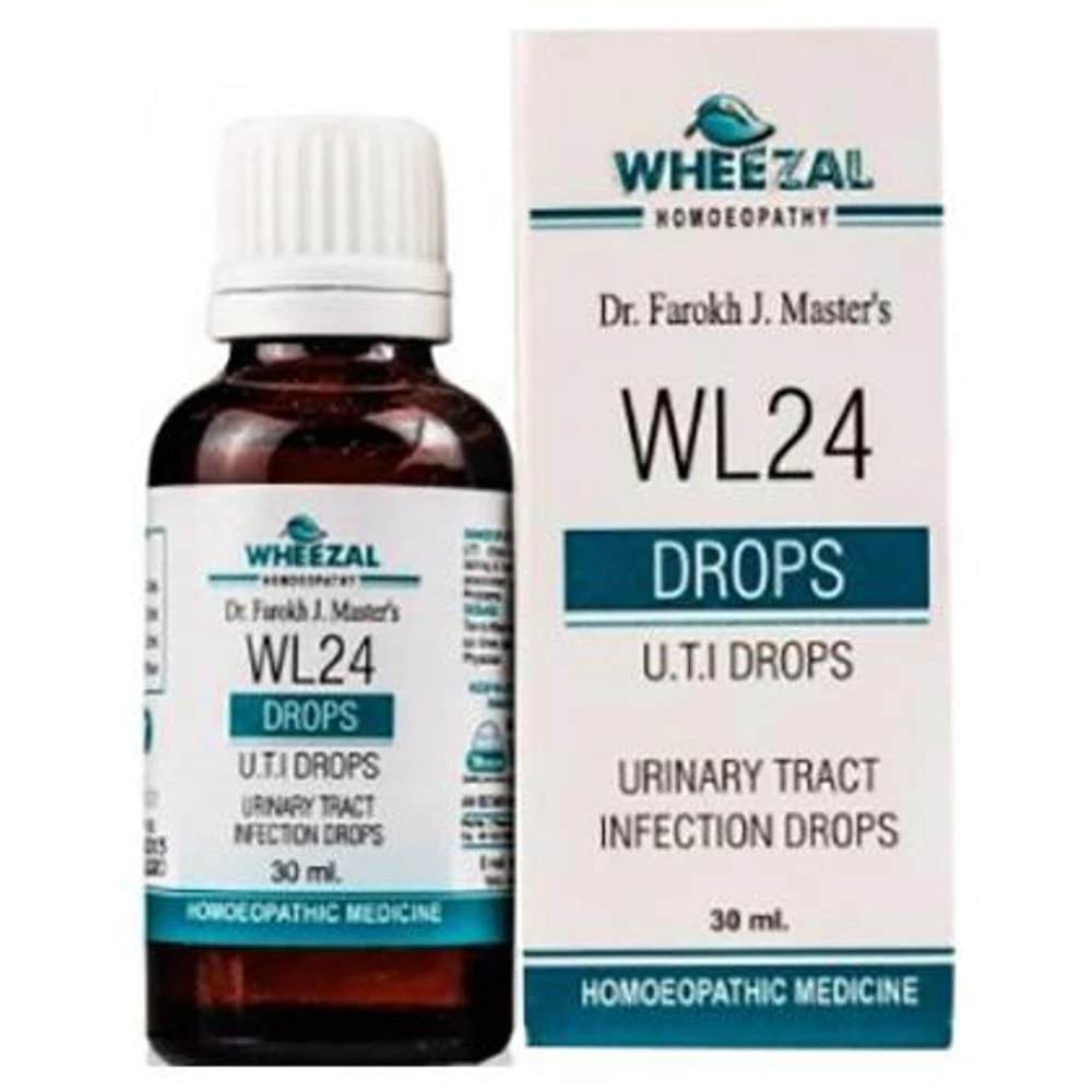 Wheezal WL24 U.T.I. Drop bottle of 30 ml Drop
