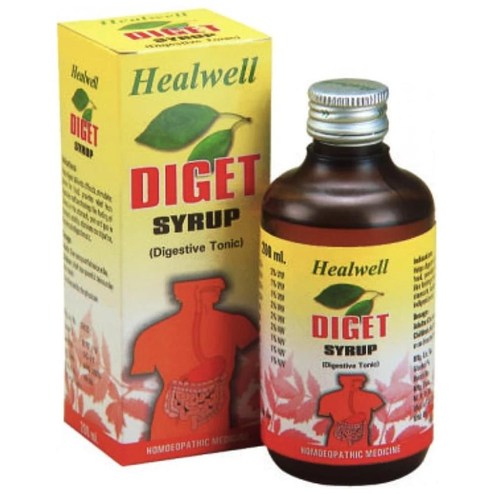 Healwell Diget Syrup bottle of 200 ml Syrup