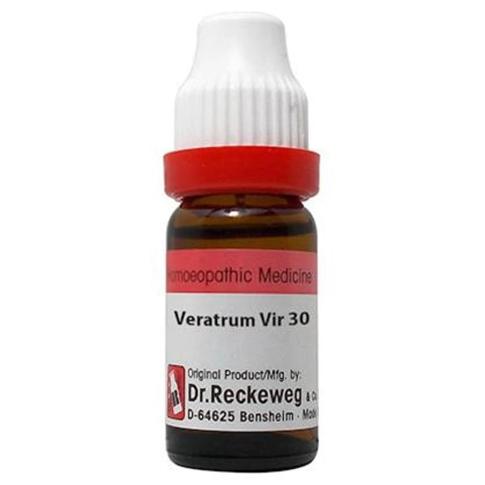 Dr. Reckeweg Veratrum Viride Dilution 30 CH bottle of 11 ml Dilution