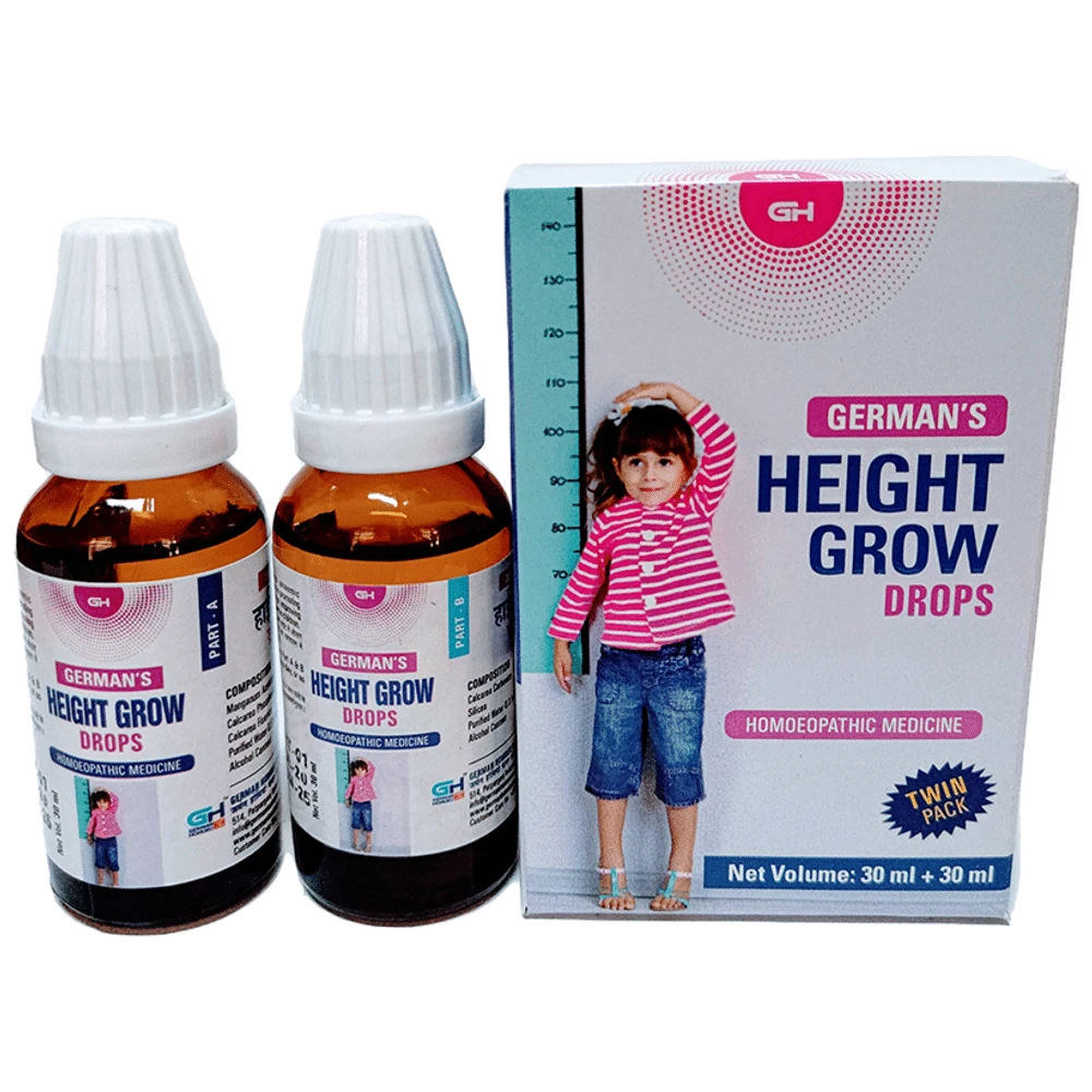 German's Height Grow Drop (30ml Each) box of 2 bottles