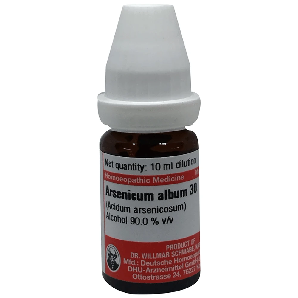 Dr Willmar Schwabe Germany Arsenicum Album (Acidum Arsenicosum) Dilution 30 bottle of 10 ml Dilution