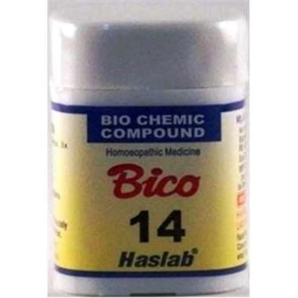 Haslab Bico 14 Biochemic Compound Tablet bottle of 20 gm Tablet Haslab Bico 14 Biochemic Compound Tablet bottle of 20 gm Tablet