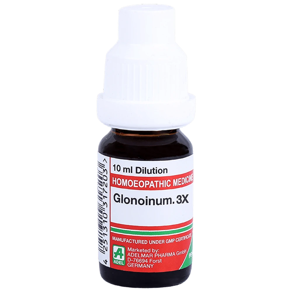 ADEL Glonoinum Dilution 3X bottle of 10 ml Dilution