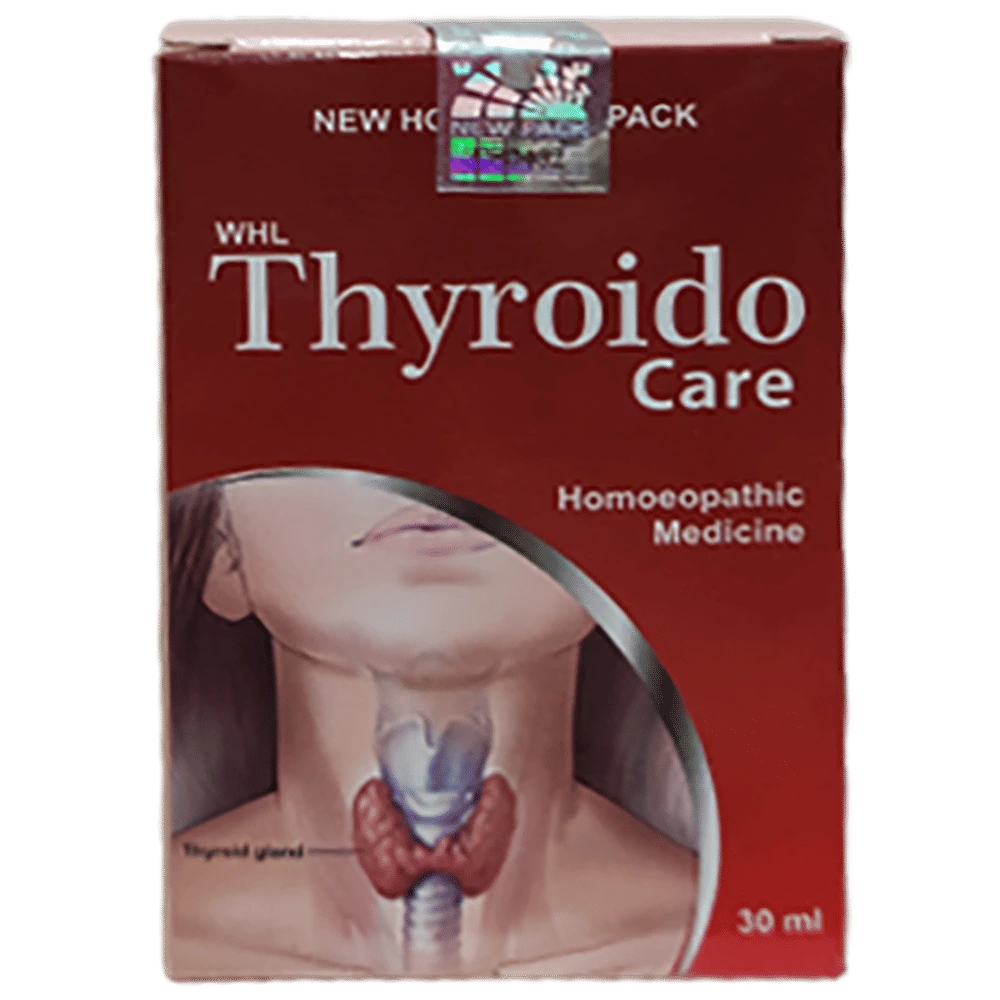 Dr. Wellmans WHL Thyroido Care Drop bottle of 30 ml Drop