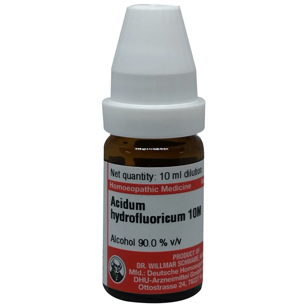Dr Willmar Schwabe Germany Acidum Hydrofluoricum Dilution 10M bottle of 10 ml Dilution