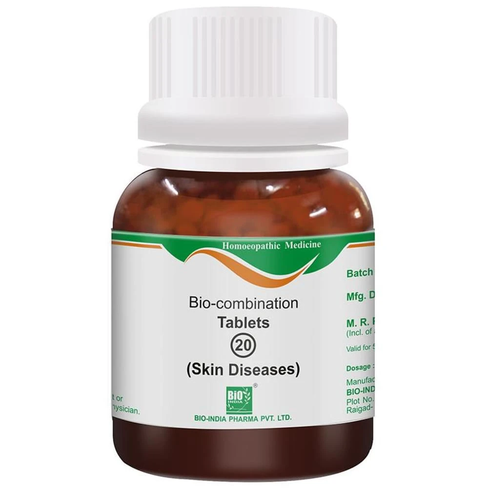 Bio India Bio-combination 20 Tablet bottle of 25 gm Biocombination Tablet