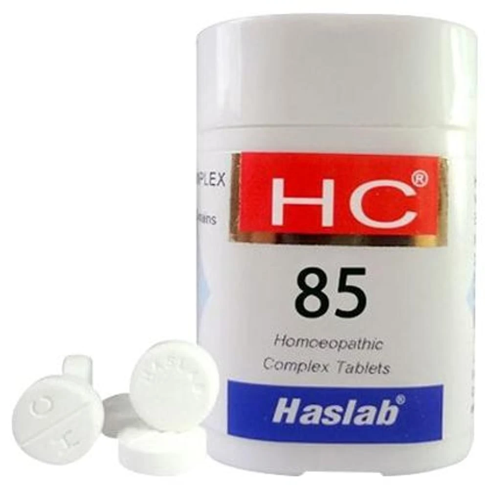 Haslab HC 85 Hydrocotyle Complex Tablet bottle of 20 gm Tablet