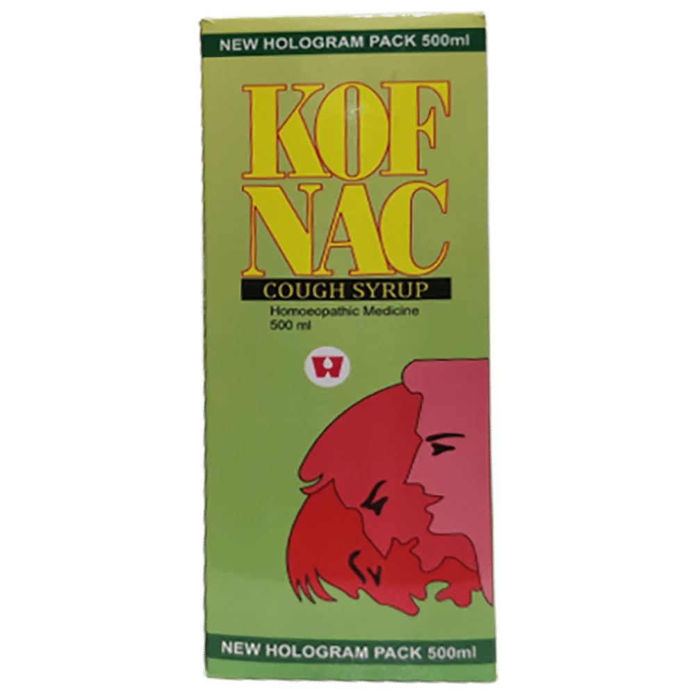 Dr. Wellmans Kofnac Cough Syrup bottle of 500 ml Syrup