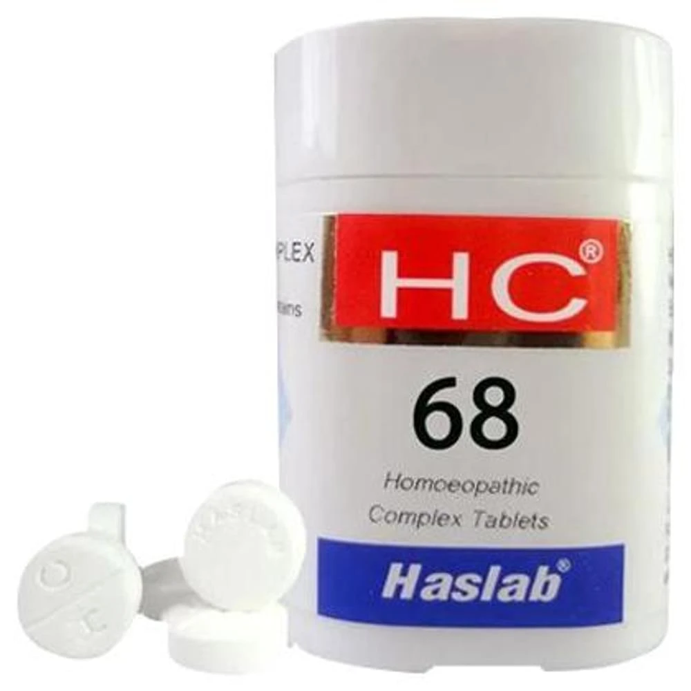 Haslab HC 68 Calcarea Flour Complex Tablet bottle of 20 gm Tablet