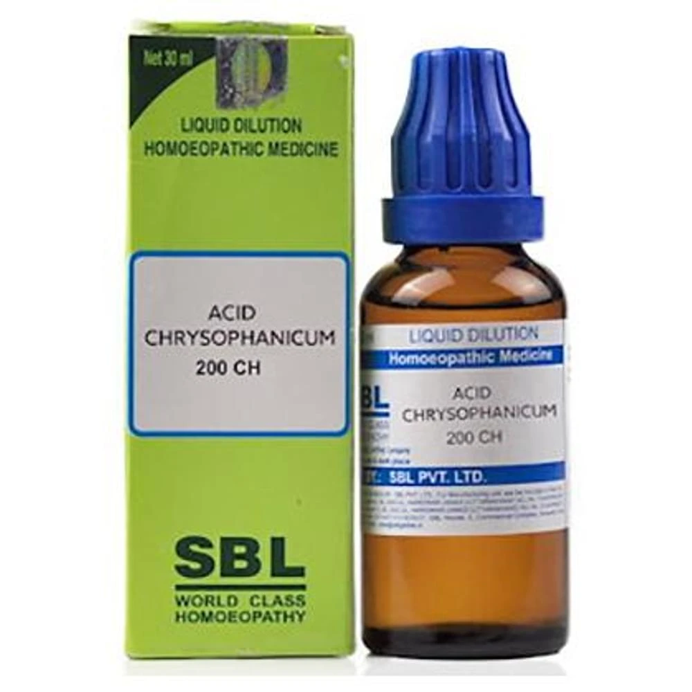 SBL Acid Chrysophanicum Dilution 30 CH bottle of 30 ml Dilution
