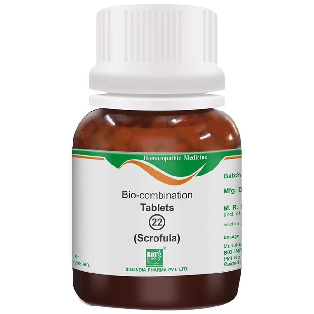 Bio India Bio-combination 22 Tablet bottle of 25 gm Biocombination Tablet