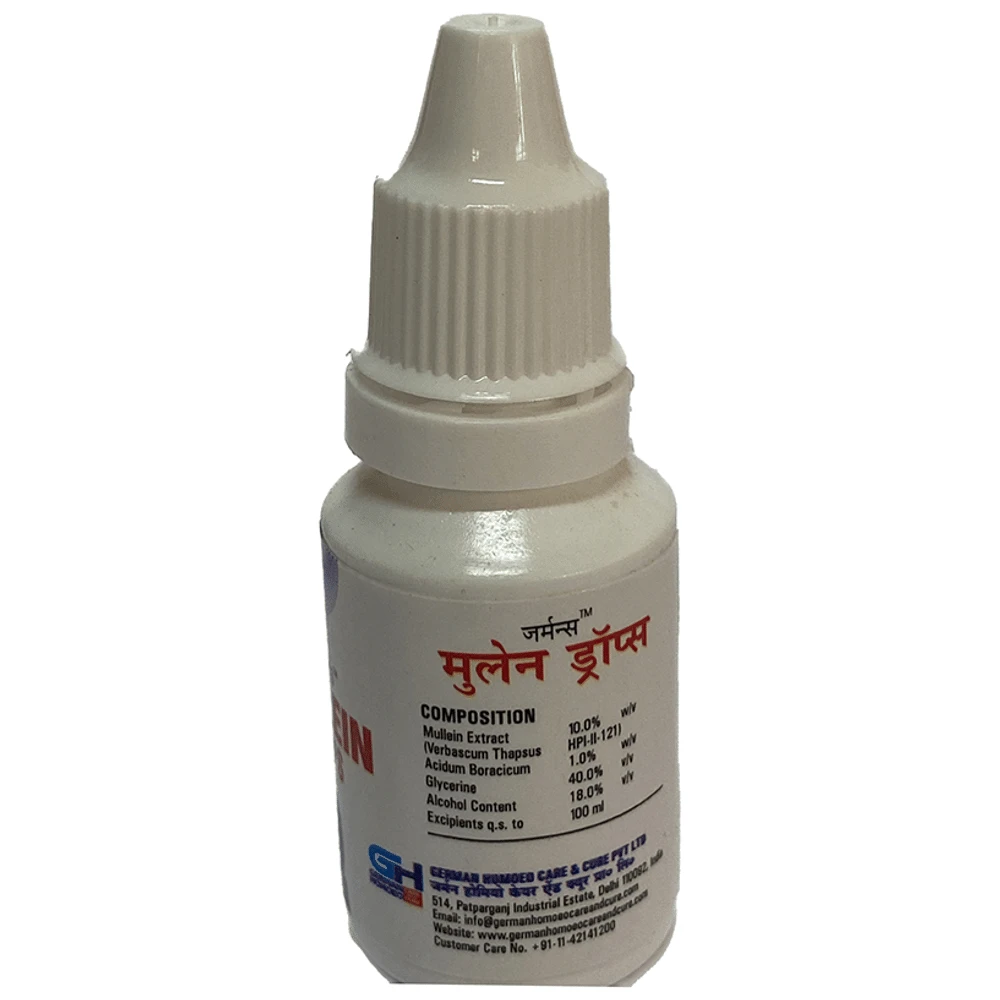 German's Mullein Drop bottle of 15 ml Drop