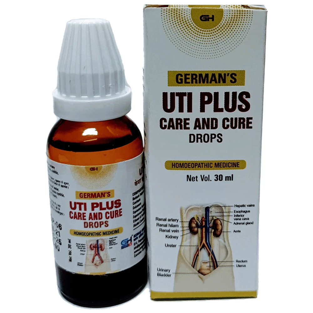 German's UTI Plus Care and Cure Drop bottle of 30 ml Drop
