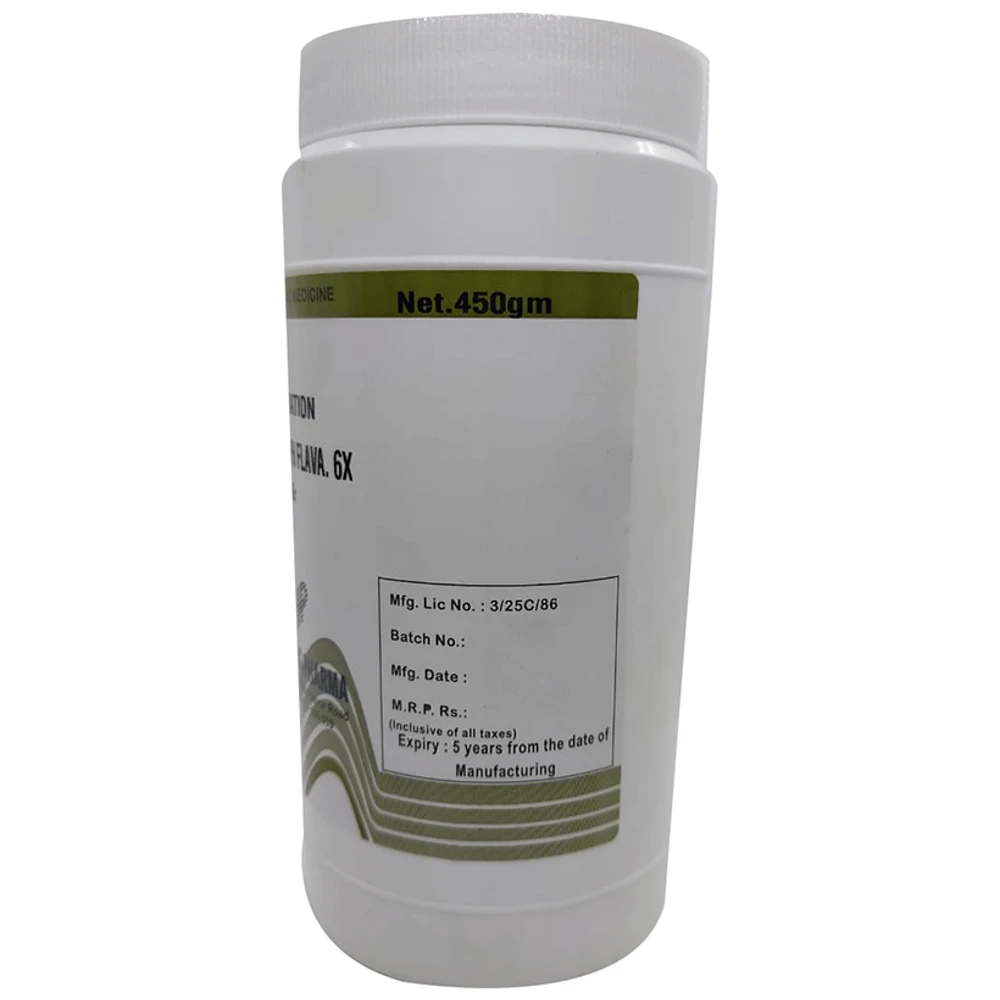 Hering Pharma Arsenic Sulph Flava Trituration Tablet 6X jar of 450 gm Trituration Tablet