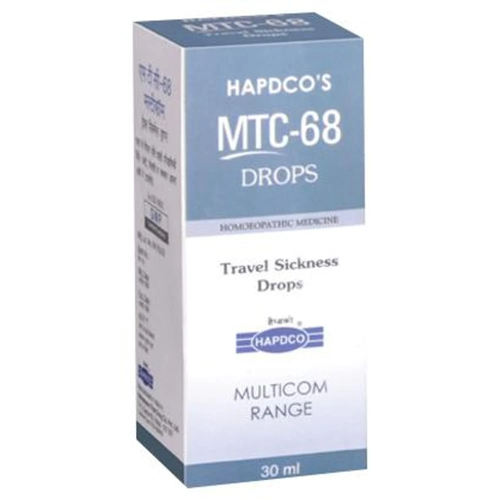 Hapdco MTC-68 Travel Sickness Drop bottle of 30 ml Drop