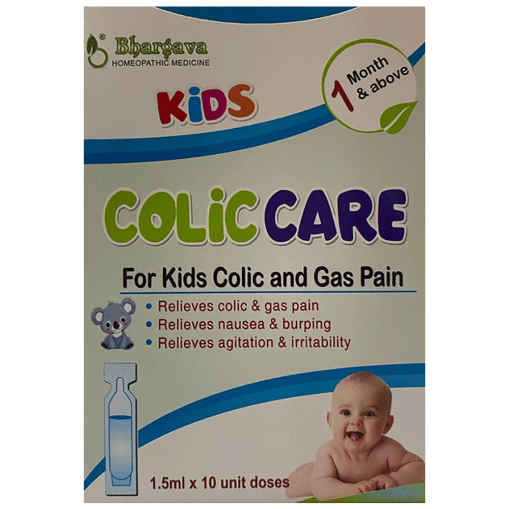 Bhargava Colic Care 1 Month & Above (1.5ml Each) box of 10 units Bhargava Colic Care 1 Month & Above (1.5ml Each) box of 10 units
