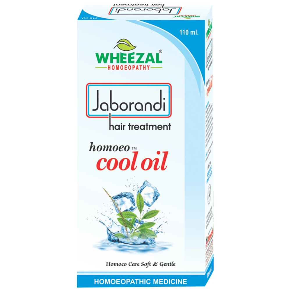 Wheezal Jaborandi Hair Treatment Homeo Cool Oil bottle of 110 ml Oil