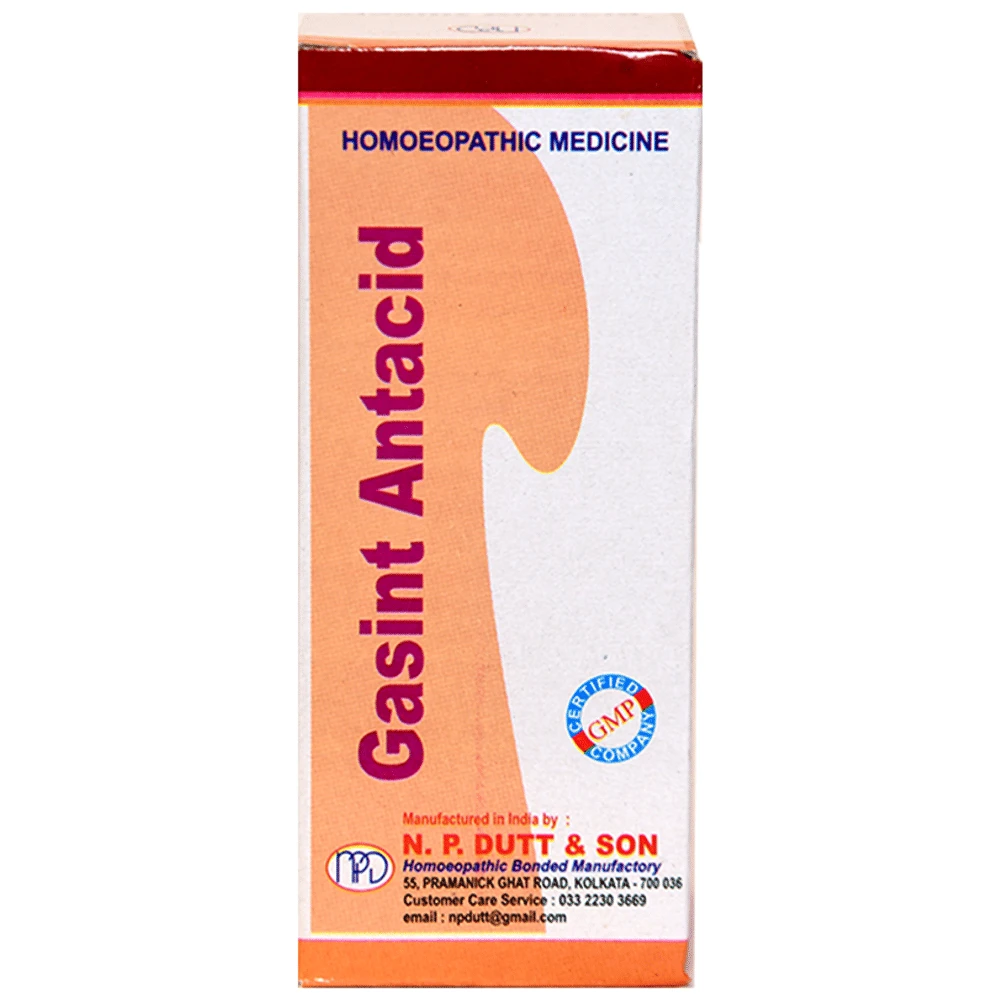 N.P. Dutt & Son Gasint Antacid Syrup bottle of 200 ml Syrup