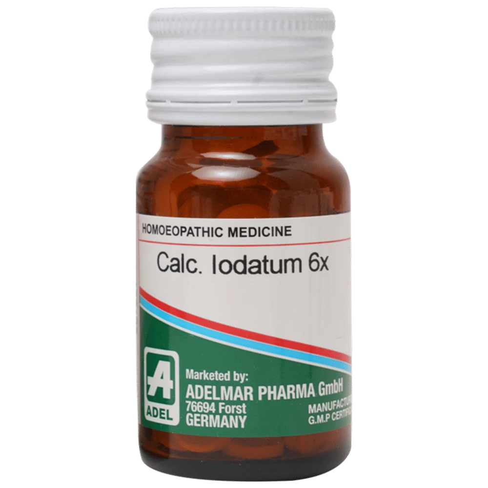 ADEL Calc Iodatum Trituration Tablet 6X bottle of 20 gm Trituration Tablet