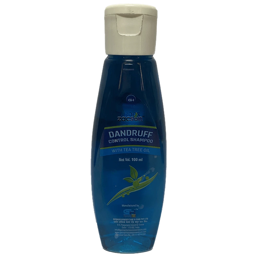 Zacson Dandruff Control Shampoo with Tea Tree Oil bottle of 100 ml Shampoo