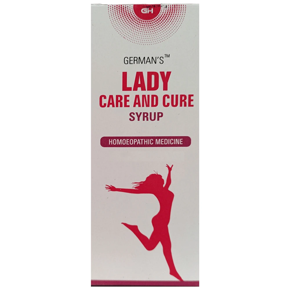 German's Lady Care and Cure Syrup bottle of 200 ml Syrup