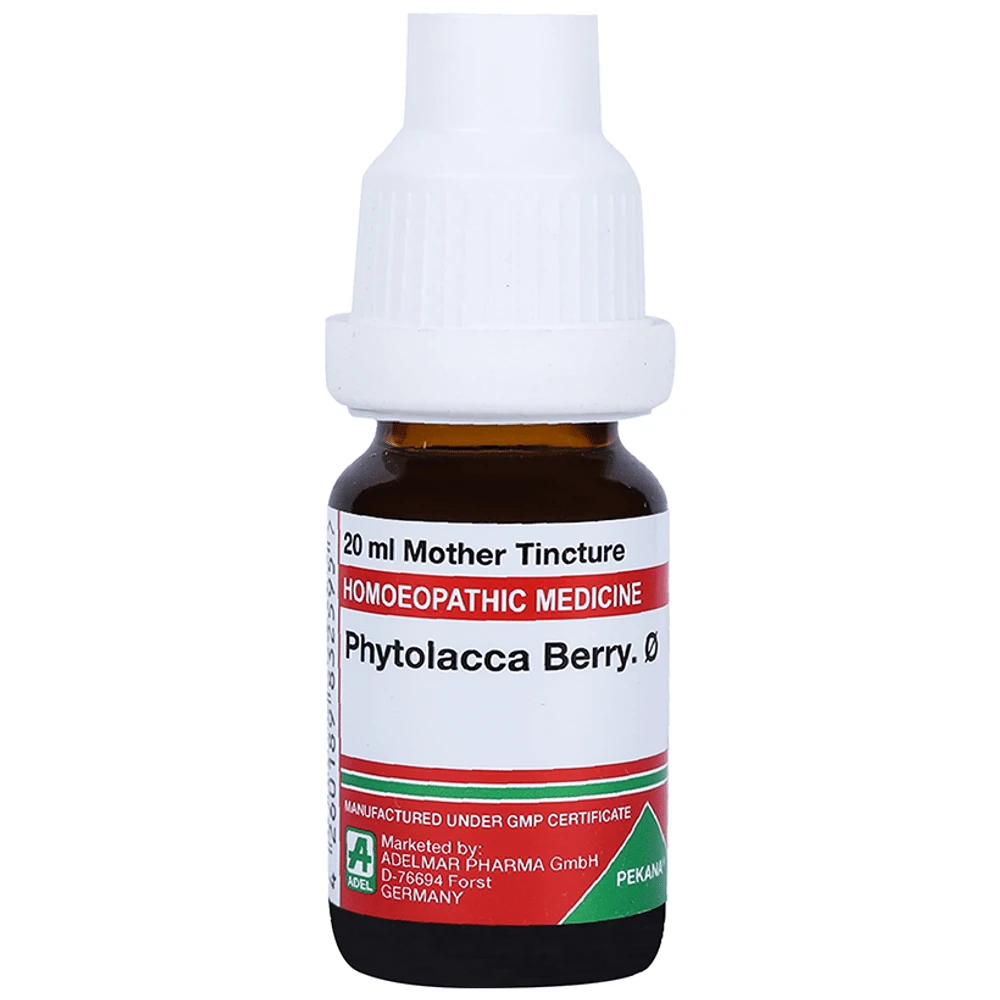 ADEL Phytolacca Berry. Mother Tincture Q bottle of 20 ml Mother Tincture