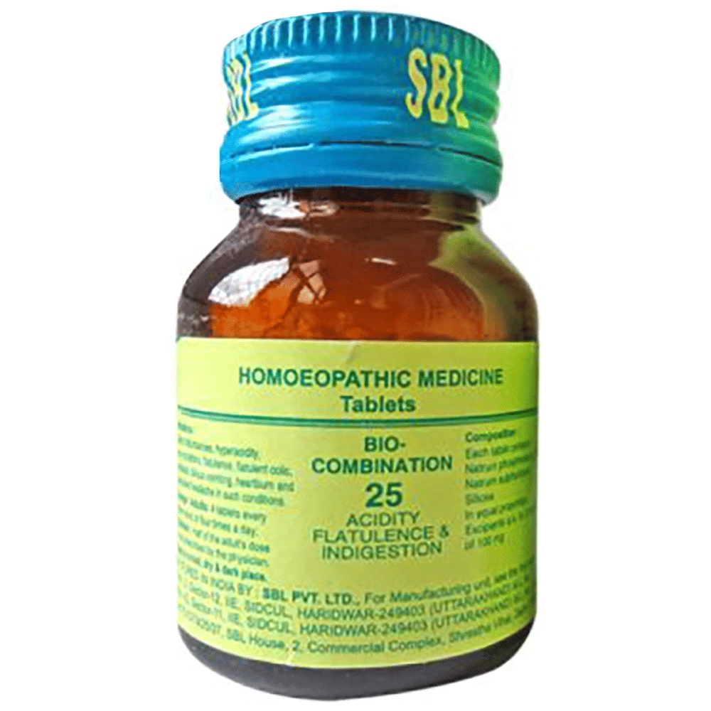 SBL Bio-Combination 25 Tablet bottle of 25 gm Biocombination Tablet