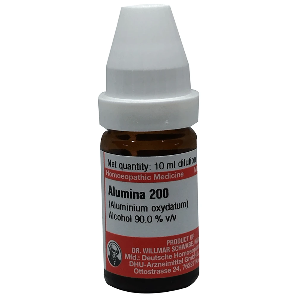 Dr Willmar Schwabe Germany Alumina Dilution 200 bottle of 10 ml Dilution