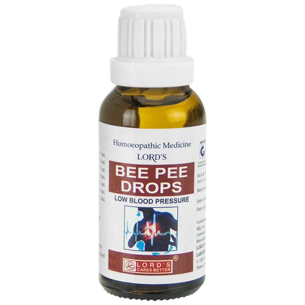Lord's Bee Pee Low Blood Pressure Drop bottle of 30 ml Drop
