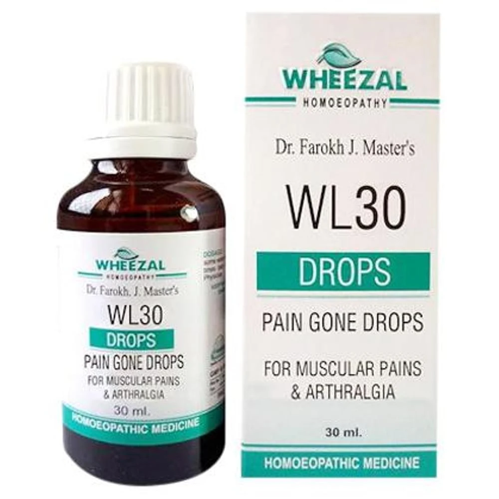 Wheezal WL30 Pain Gone Drop bottle of 30 ml Drop