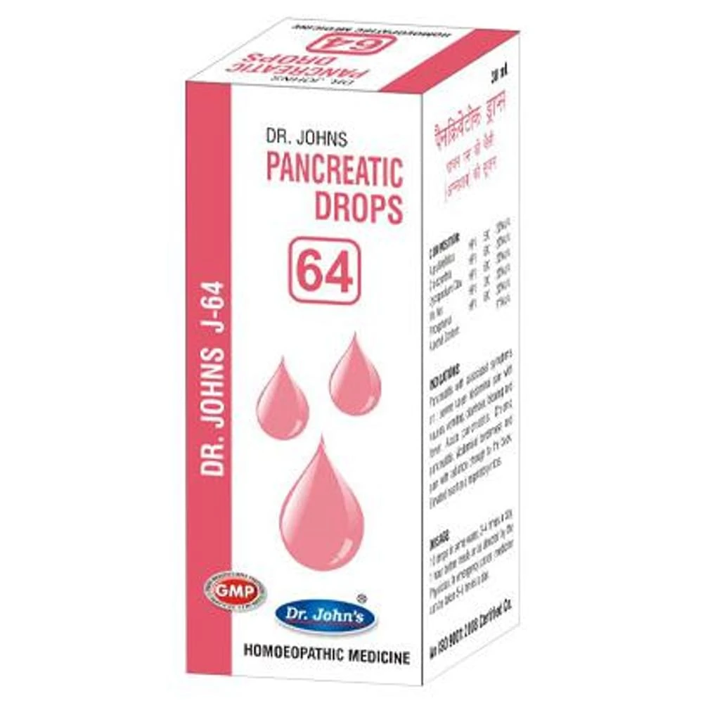 Dr. Johns J-64 Pancreatic Drop bottle of 30 ml Drop