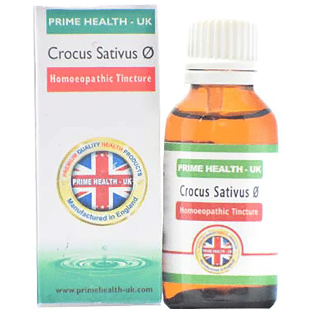Prime Health-UK Crocus Sativus Mother Tincture Q bottle of 30 ml Mother Tincture