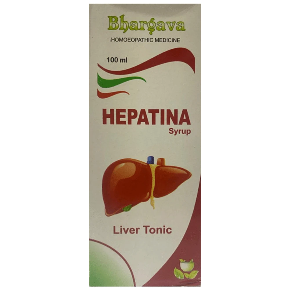 Bhargava Hepatina Syrup bottle of 100 ml Syrup Bhargava Hepatina Syrup bottle of 100 ml Syrup