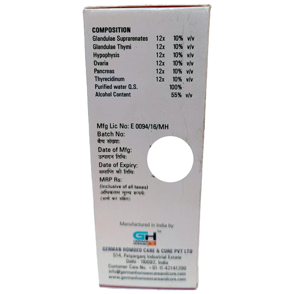 German's Female Endurance Drop bottle of 30 ml Drop